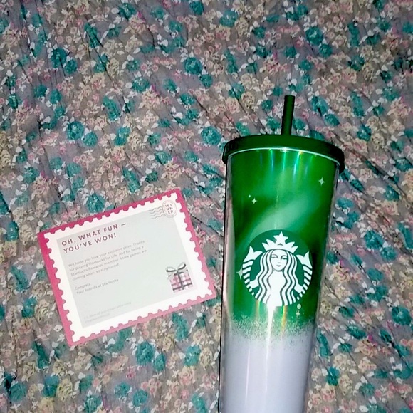 NEW Starbucks For Life 2021 Limited Edition Tumbler Card RARE